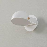 Viokef Hemi LED wall light, pivotable lampshade, white