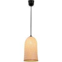 Viokef Casper hanging light, rattan lampshade, 25 cm