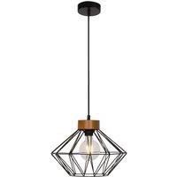 Viokef Vega pendant light, cage lampshade