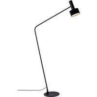 Viokef Arietta floor lamp, velvet lampshade, black