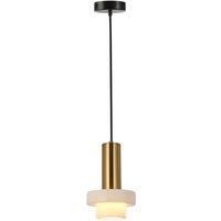 Viokef Marble pendant light, half lampshade