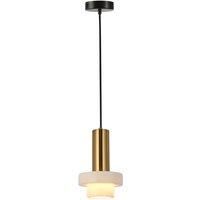 Viokef Marble pendant light, half lampshade