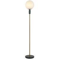 Viokef Polly floor lamp glass lampshade, marble element