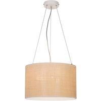 Viokef Amanda pendant light, straw lampshade