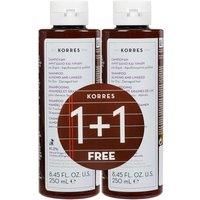 Korres 1 + 1 set Almond and Linseed Shampoo 500 ml (16.9 oz.)