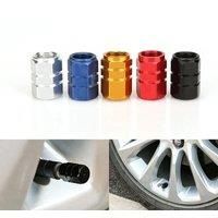 Aluminum Alloy Car Tire Valve Covers, Airdust Waterproof Tire Stem Cover For Automobiles,