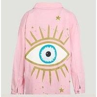Sorena Distressed Eye Denim Jacket
