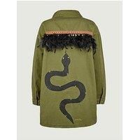 Sorena Snake Jacket - Green