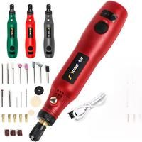 USB Cordless Mini Electric Drill Power Tools Multifuctional Grinder Grinding Accessories Set 3 Speed Engraving Pen For Dremel