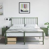 Berkfield Home Bedside Cabinets 2 pcs Green 34.5x39x44 cm Steel