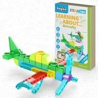 Engino STEAM Labs Toy Book for Learning About Aircrafts