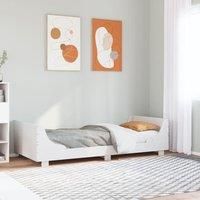 Berkfield Home Bed Frame without Mattress White 90x200 cm Solid Wood Pine
