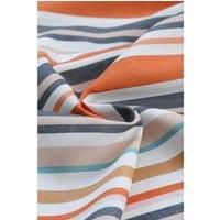 Everyday The Label Women's Stripe Vintage Washed Elastic Frill Waist Casual Shorts | Size: Small