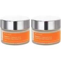 2pc Vitamin C + Hyaluronic Acid Night Treatment Starter Set