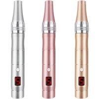 Wireless Electric Beauty Derma Pen W 10 Cartridges - 3 Colours