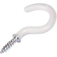 White Cup Hooks 3mm x 45mm 10 Pack (37634)