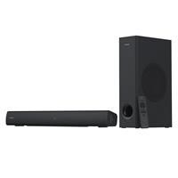 Creative Stage V2 2.1 Soundbar with Subwoofer, Clear Dialog and Surround by Sound Blaster, Bluetooth 5.0, TV ARC, Optical, and USB Audio, Wall Mountable, Adjustable Bass and Treble, for TV