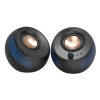 CREATIVE Pebble X 2.0 USB-C Computer Speakers with Customizable RGB Lighting, Bluetooth 5.3,£USB Audio, Up to 15W RMS Power for PC and Mac £