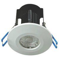 Robus Triumph Activate Fixed Fire Rated LED Downlight White 6W 560lm (8680T)
