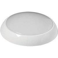 Robus Golf Slim Indoor & Outdoor Maintained or Non-Maintained Emergency Round LED 3hr Emergency Bulkhead With Microwave Sensor White 12.1W 830 / 900 / 910lm (133KJ)