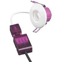 Robus TRIUMPH SLIM 7W IP65 Fire Rated Downlight Colour Selectable 2 Part Connector White