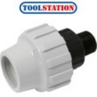 MDPE Male BSP Adaptor 20mm x 1/2"
