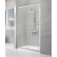 Triton Neo Eight Framed Rectangular Sliding Shower Door Chrome 1100mm x 1900mm (648TK)