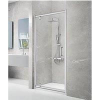 Triton Neo Eight Framed Rectangular Pivot Shower Door Chrome 900 x 1900mm (289TK)