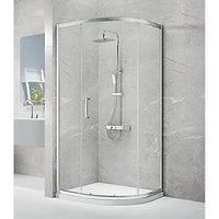 Triton Neo Eight Framed Quadrant Sliding Shower Door Chrome 1000 x 1900mm (317TK)