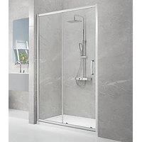 Triton Neo Eight Framed Rectangular Sliding Shower Door Chrome 1400 x 1900mm (556TK)
