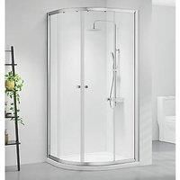 Triton Neo Six Framed Quadrant Sliding Shower Doors Chrome 800 x 1850mm (906TK)
