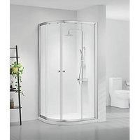 Triton Neo Six Framed Quadrant Sliding Shower Doors Chrome 900 x 1850mm (107TK)