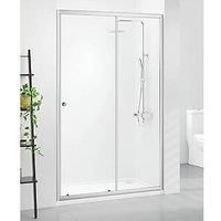 Triton Neo Six Framed Rectangular Sliding Shower Door Chrome 1200 x 1850mm (891TK)
