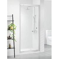 Triton Neo Six Framed Rectangular Pivot Shower Door Chrome 800 x 1850mm (392TK)