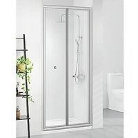 Triton Neo Six Framed Rectangular Bi-Fold Shower Door Chrome 760 x 1850mm (183TK)