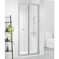 Triton Neo Six Framed Rectangular Bi-Fold Shower Door Chrome 800mm x 1850mm (726TK)