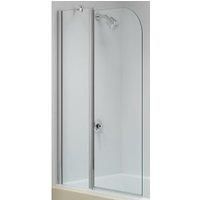 Nexa by Merlyn Easy-Fit Folding Curved Bath Screen - 1500 x 900mm
