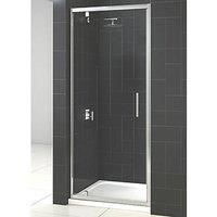 Triton Fast Fix Framed Rectangular Pivot Shower Door Chrome 900 x 1900mm (419KT)