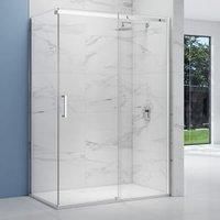 Nexa By Merlyn 8mm Chrome Frameless Sliding Door Only - 2000 x 1200mm