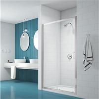Merlyn NIX Sliding Shower Enclosure Door 1600mm in Chrome Toughened Safety Glass