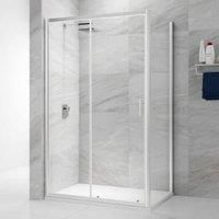 Nexa By Merlyn 6mm Chrome Framed Sliding Shower Door Only - 1900 x 1100mm