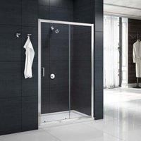 Nexa By Merlyn 6mm Chrome Framed Sliding Shower Door Only - 1900 x 1400mm