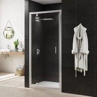 Nexa By Merlyn 6mm Chrome Framed Pivot Shower Door Only - 1900 x 1000mm