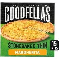 Goodfellas Stonebaked Thin Margherita Three Cheese Pizza 334g