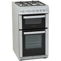 NordMende 50cm Double Cavity Gas Cooker  White