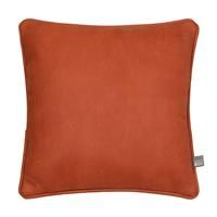 Scatter Box Chloe Vegan Leather Textured Feather Filled Piped Edge Cushion