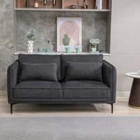 Image Furnishings Landon 2 Seater Dark Grey, Grey