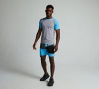 Griid Drift T-Shirt - Grey - Size L