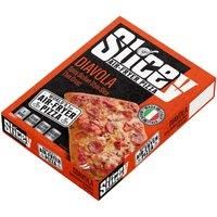 Slicey Diavola Spicy Sicilian-Style Slice Thin Crust Air-fryer Pizza 140g