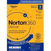 NORTON 360 Deluxe  1 year for 5 devices